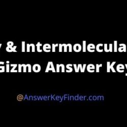 Gizmo intermolecular forces answer key