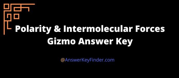 Gizmo intermolecular forces answer key